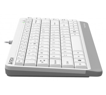 Клавиатура A4Tech Fstyler FKS11 белый/серый USB FKS11 WHITE [25.10], шт#1786122