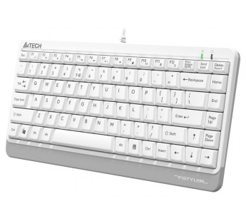 Клавиатура A4Tech Fstyler FKS11 белый/серый USB FKS11 WHITE [25.10], шт#1786120