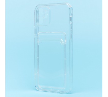 Чехол-накладка - SC276 с картхолдером для "Apple iPhone 12" (transparent) (205455)#1788982