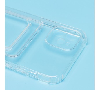 Чехол-накладка - SC276 с картхолдером для "Apple iPhone 12" (transparent) (205455)#1788983