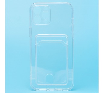 Чехол-накладка - SC276 с картхолдером для "Apple iPhone 12 Pro Max" (transparent) (210362)#1789604