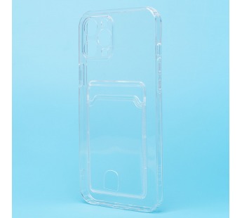 Чехол-накладка - SC276 с картхолдером для "Apple iPhone 12 Pro Max" (transparent) (210362)#2091678