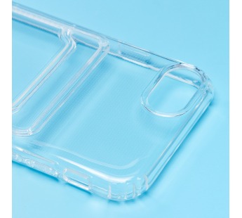 Чехол-накладка - SC276 с картхолдером для "Apple iPhone 7/iPhone 8/iPhone SE 2020" (tran (210434)#2093491