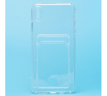 Чехол-накладка - SC276 с картхолдером для "Apple iPhone Xs Max" (transparent) (210375)#1789608