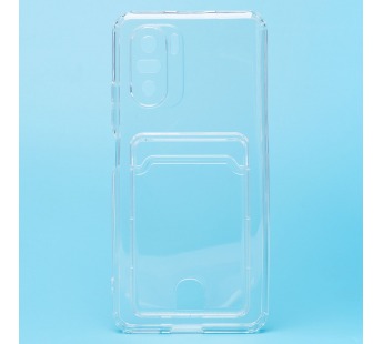 Чехол-накладка - SC276 с картхолдером для "Xiaomi Poco F3" (transparent) (210443)#1789565