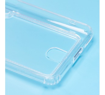 Чехол-накладка - SC276 с картхолдером для "Xiaomi Poco F3" (transparent) (210443)#2091711