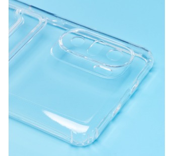 Чехол-накладка - SC276 с картхолдером для "Xiaomi Poco F3" (transparent) (210443)#2091712