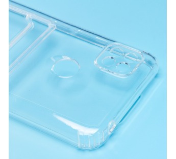 Чехол-накладка - SC276 с картхолдером для "Xiaomi Redmi 10A" (transparent) (210428)#2091706