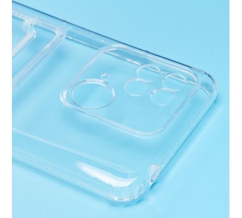 Чехол-накладка - SC276 с картхолдером для "Xiaomi Redmi 10C" (transparent) (210429)#2093484