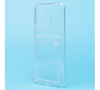 Чехол-накладка - SC276 с картхолдером для "Xiaomi Redmi 10C" (transparent) (210429)#2093485