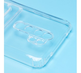 Чехол-накладка - SC276 с картхолдером для "Xiaomi Redmi Note 8 Pro" (transparent) (210445)#2091701