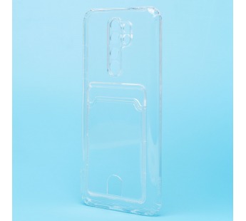 Чехол-накладка - SC276 с картхолдером для "Xiaomi Redmi Note 8 Pro" (transparent) (210445)#2091702
