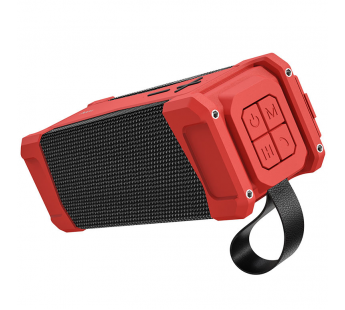 Портативная акустика Hoco HC6 (USB,FM,TF card,AUX) цвет красный#1786582