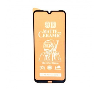 Защитное стекло-плёнка Xiaomi Redmi Note 8/Note 8 (2021) (Матовая) Черная#2072372