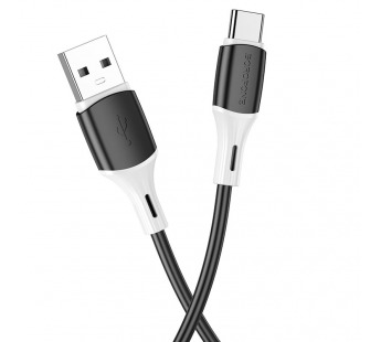 Кабель USB - Type-C BOROFONE BX79 Silicone (черный) 1м#1789283