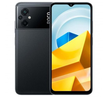 Смартфон Xiaomi POCO M5 4Gb/64Gb Black (6,58"/50МП/4G/5000mAh)#1789987