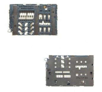 Коннектор SIM+MMC для Samsung A310F/A510F/A600F/A605F/G570/J330F/J415F/J530F/J600F/J610F/J730F/J810F#146792
