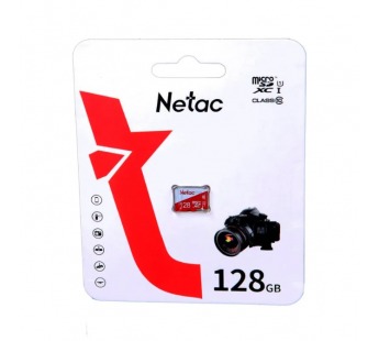 Карта памяти MicroSD 128GB Netac P500 Eco Class 10 UHS-I без адаптера#1802542