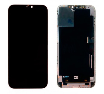 Дисплей для iPhone 12 Pro Max в сборе с тачскрином Черный (Soft OLED)#1811594
