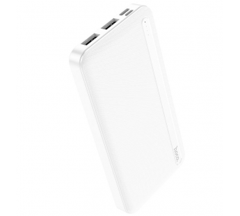 Внешний аккумулятор HOCO J91 10000 mAh (Micro-USB/Type-C/2USB 2,1A/LED) белый#1791872