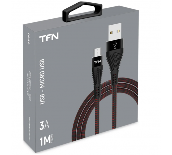 TFN кабель microUSB forza 1.0m black#1795389