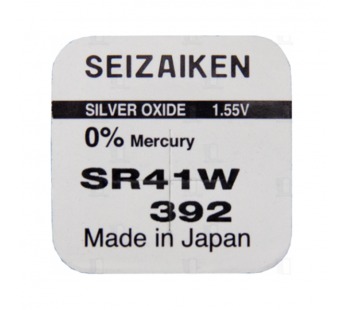 Элемент питания 392 SR41W G3 Silver Oxide "Seizaiken" BL-1#1803696