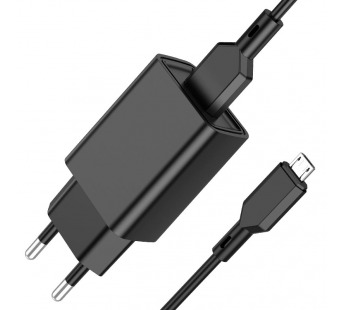                         Сетевое ЗУ Borofone BA68A + кабель Micro USB (1USB/2.1A) черный#1796583