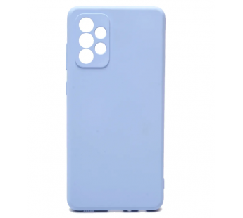                                     Чехол силиконовый Samsung A72 Silicone Case голубой#1796309