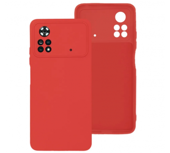                                     Чехол силиконовый Xiaomi Poco X4 Pro Silicone Cover красный#2051502