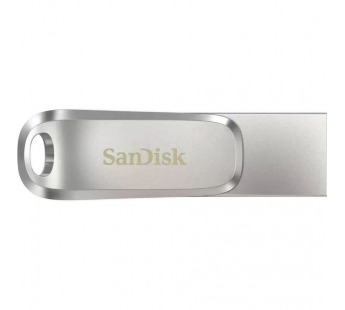 Флэш накопитель USB 128 Гб SanDisk Ultra Dual Drive Luxe USB 3.1 (silver) (213054)#1798460