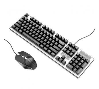 Игровой набор HOCO GM18 мышь + клавиатура с подсветкой#1861104