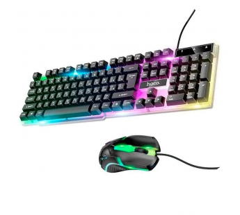 Игровой набор HOCO GM18 мышь + клавиатура с подсветкой#1861106