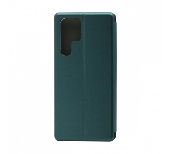 Чехол-книжка BF модельный (силикон/кожа) для Samsung Galaxy S22 Ultra зеленый#1802915
