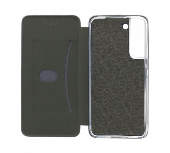 Чехол-книжка BF модельный (силикон/кожа) для Samsung Galaxy S22 серебристый#1805852