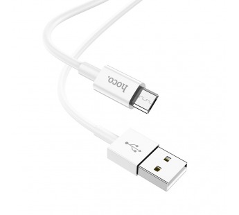 Кабель USB - Micro USB HOCO X64 1.0м 2.4A (белый) [24.11], шт#1799188