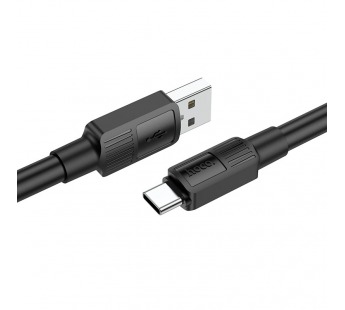 Кабель USB - Type-C HOCO X84 1.0м 3.0A (черный) [24.11], шт#1799227