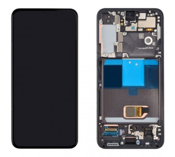 Дисплей для Samsung S901B Galaxy S22 5G в рамке + тачскрин (черный) 100%#1855611
