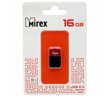 USB 2.0 Flash накопитель 16GB Mirex Arton Red, красный#1931724