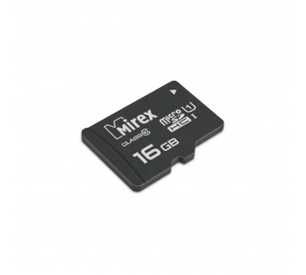 Карта памяти MicroSDHC 16GB (UHS-I, U1, class10) Mirex#1802530