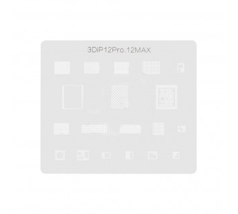 Трафарет BGA 3D для iPhone 12 Pro/12 Pro Max#2090366
