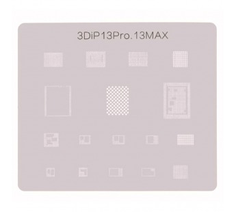 Трафарет BGA 3D для iPhone 13 Pro/13 Pro Max#2038197