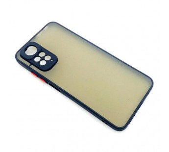 Чехол Xiaomi Redmi Note 11/Note 11S (2022) Противоударный Матовый Черный#2103379