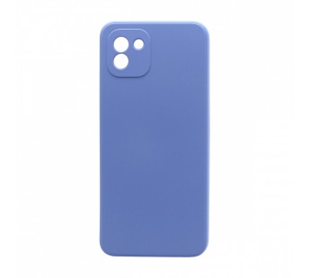 Чехол Silicone Case NEW ERA (накладка/силикон) для Samsung Galaxy A03 голубой#1806464