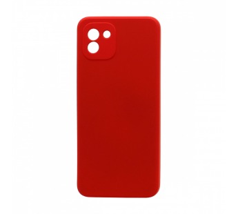 Чехол Silicone Case NEW ERA (накладка/силикон) для Samsung Galaxy A03 красный#1806487