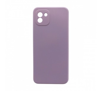 Чехол Silicone Case NEW ERA (накладка/силикон) для Samsung Galaxy A03 сиреневый#1806496