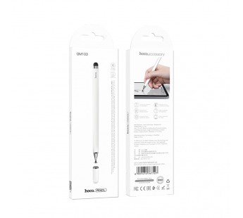 Стилус Hoco GM103 универсальный, белый#2089585