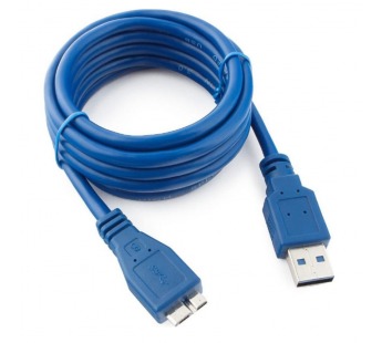 Шнур USB (A)шт. -  5 pin micro USB (B) шт. 1,8м USB 3.0 "Cablexpert"#2041567