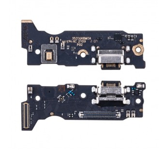 Шлейф для Xiaomi Redmi Note 10 Pro 4G (M2101K6G) плата системный разъем/микрофон - Премиум#2082914