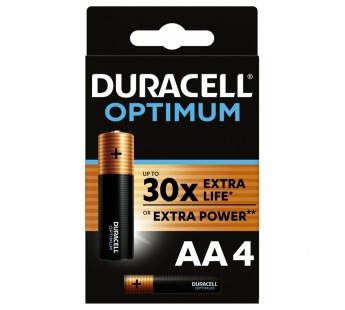 Элемент питания DURACELL LR6 BL4 OPTIMUM CN (64)#2117262