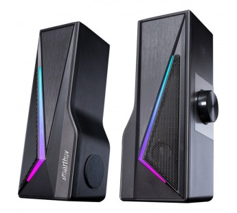 Колонки SmartBuy KOGG, Bluetooth, 6Вт, RGB-подсветка, USB (SBA-4350)#1810541